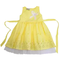 Платье "Ромашка" желтое (размеры: 92-104)